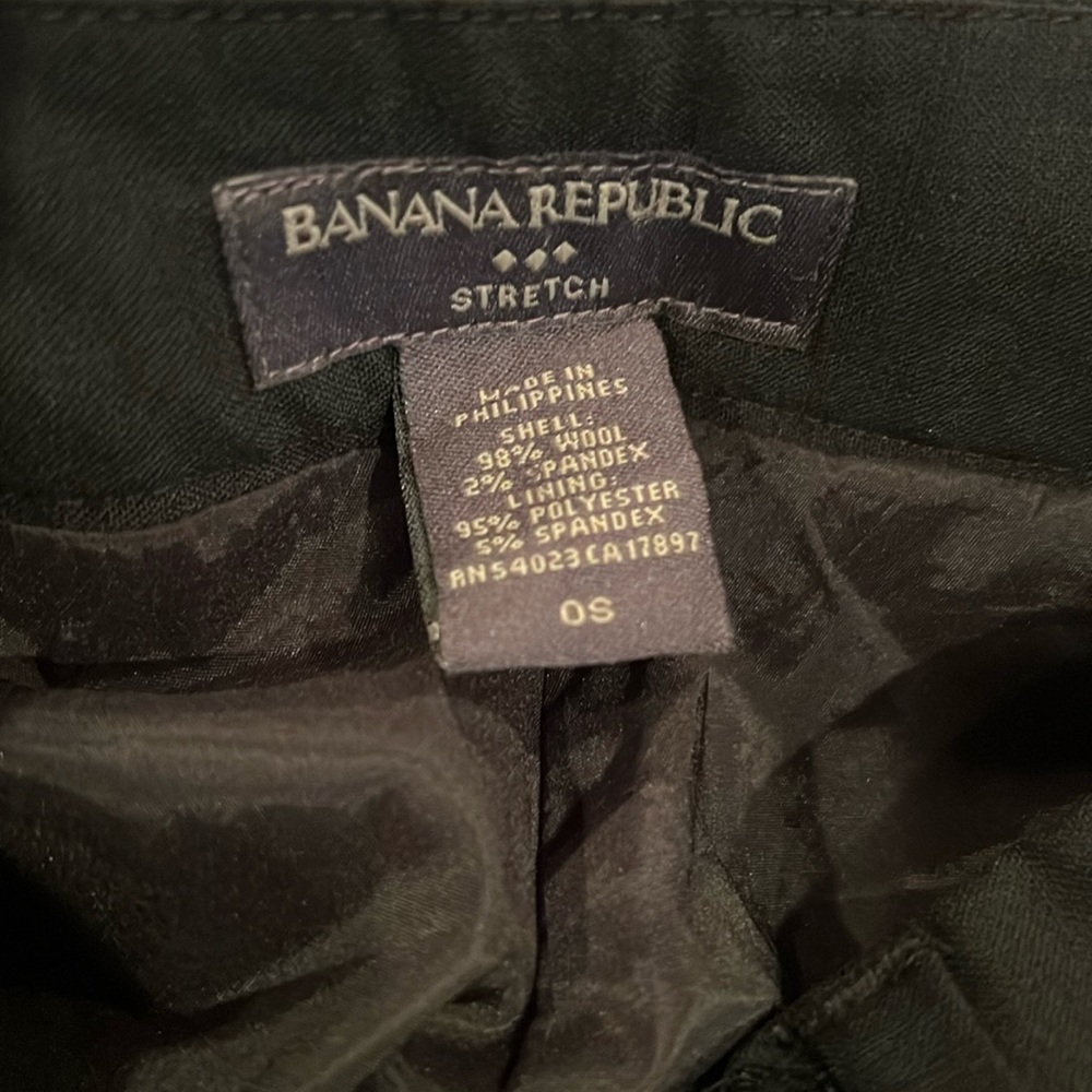 Banana republic lined suit pants, straight cut